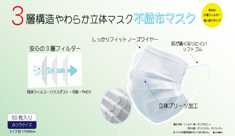 不織布マスク